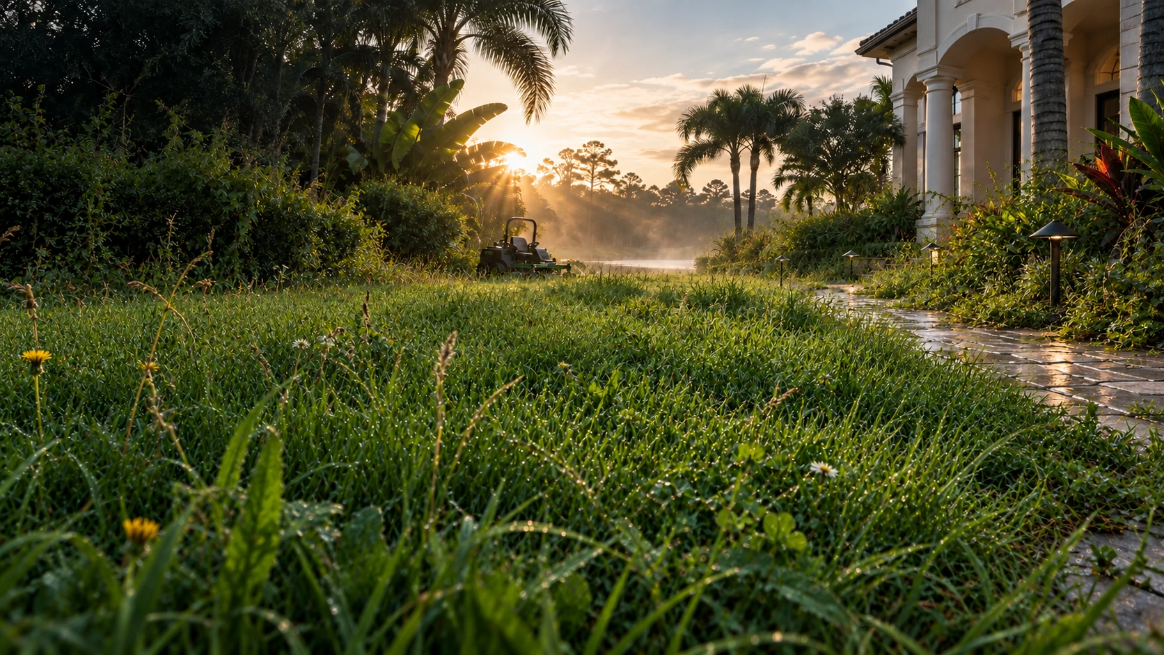 Home landscape before care